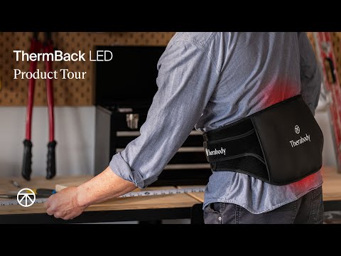RecoveryTherm Back LED product tour — heat + near-infrared LED therapy by Therabody