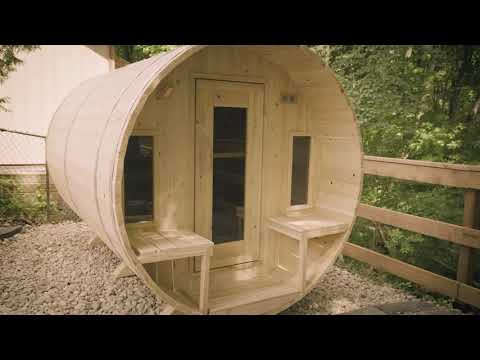 CT Tranquility Barrel Sauna Promo — Dundalk LeisureCraft CT Tranquility Barrel Sauna