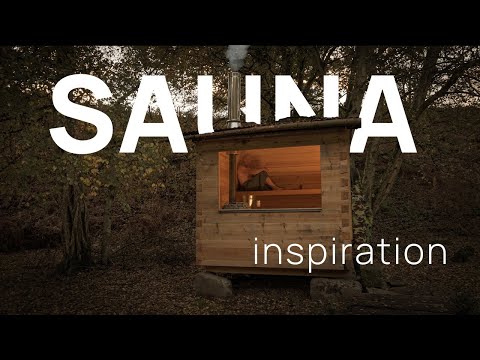 HUUM HIVE Wood wood burning sauna stove in a riverside cabin