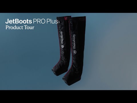 JetBoot Pro Plus product tour — advanced compression + heat + vibration boots by Therabody