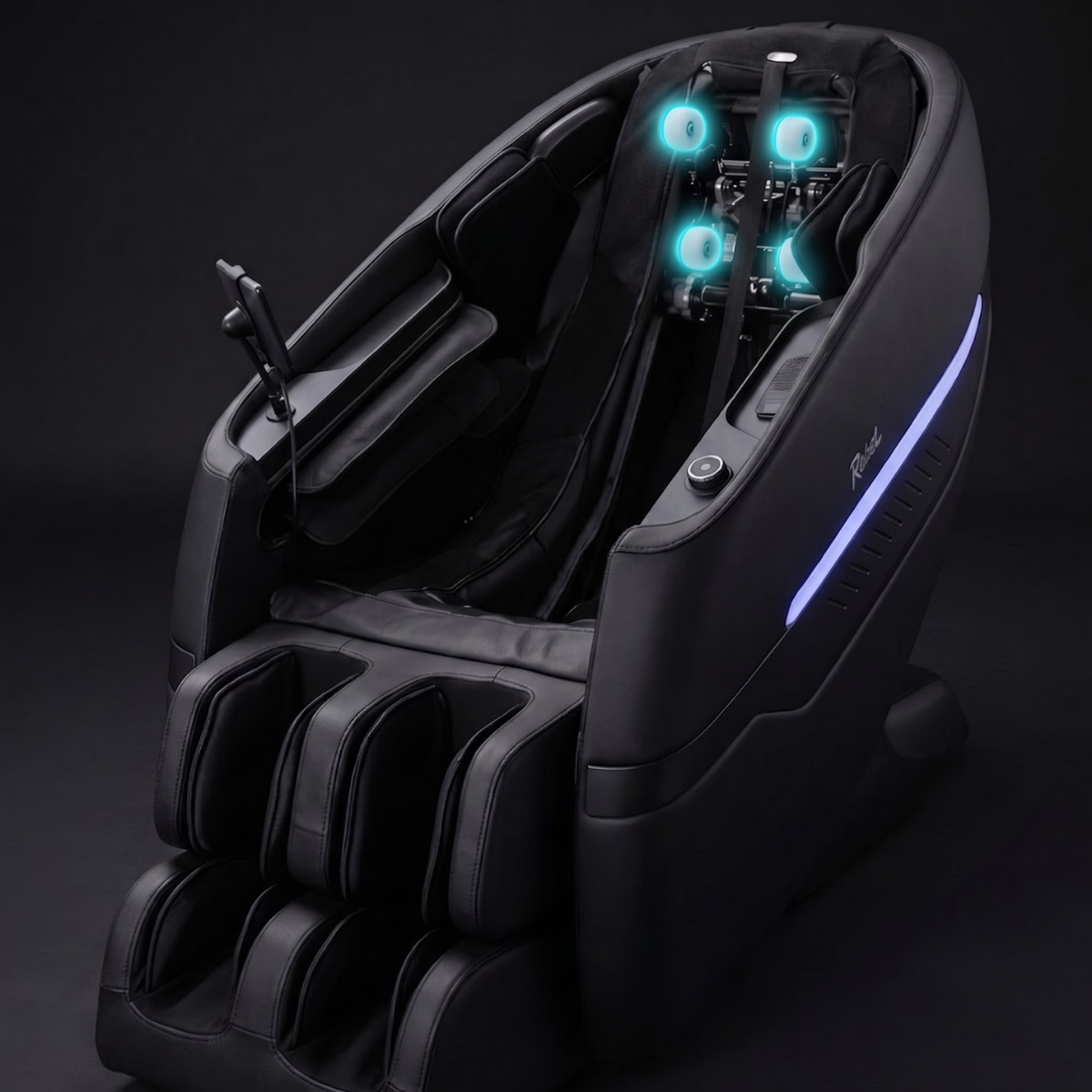 Rebel 4D intelligent 4D massage mechanism — adjustable depth and pressure