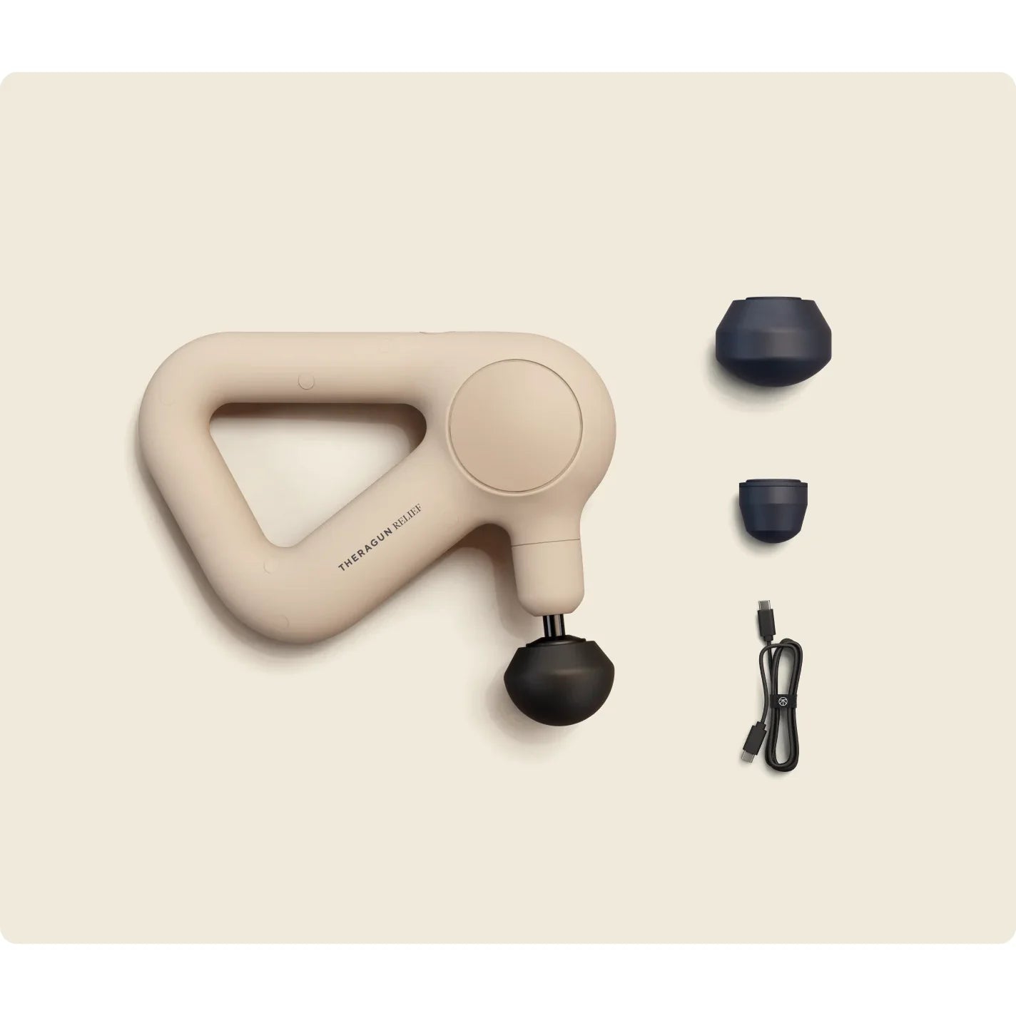 Theragun Relief G6 Sand — everyday pain relief device by Therabody — product view 7