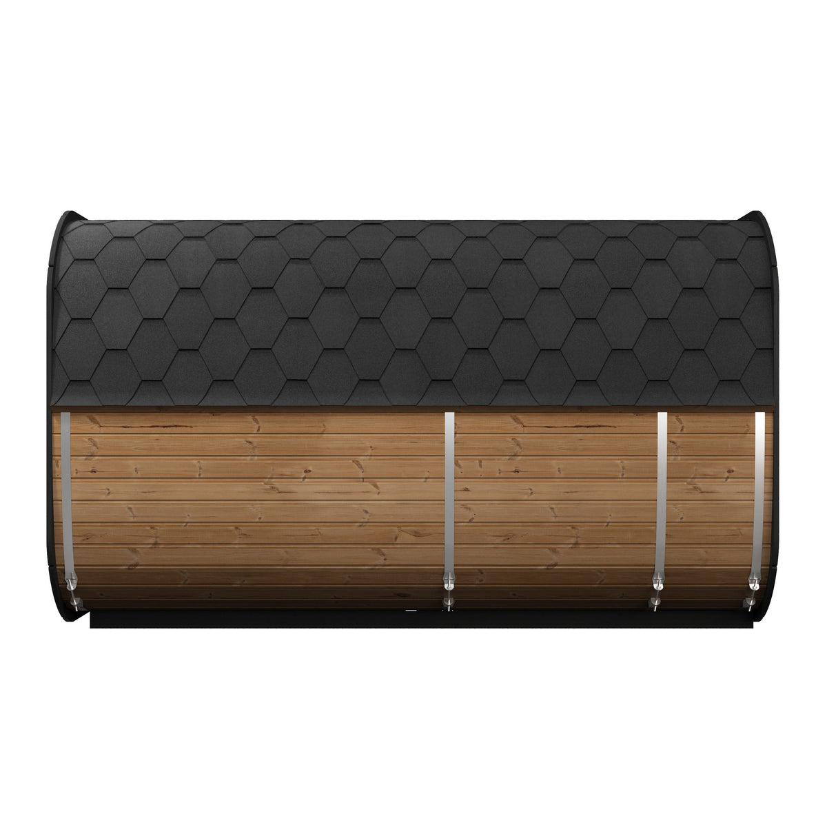 SaunaLife CL12GCP Cube Series 8-Person Outdoor Sauna Kit, Changing Room, product view 4
