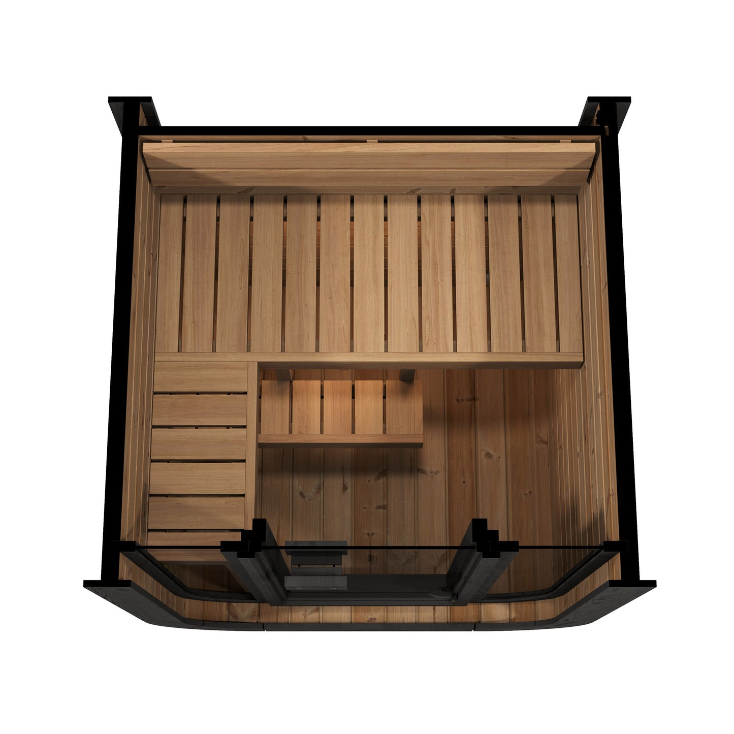 SaunaLife CL3G Cube Series 2-Person Outdoor Sauna Kit, product view 2
