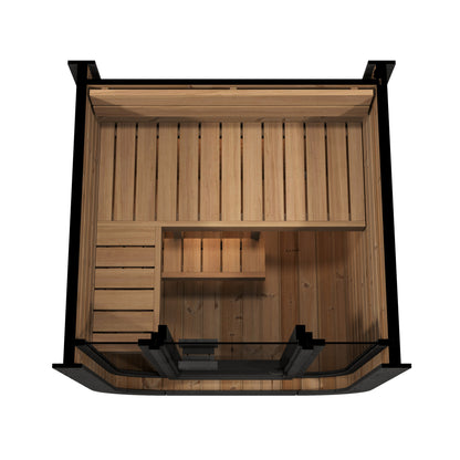 SaunaLife CL3G Cube Series 2-Person Outdoor Sauna Kit, product view 2