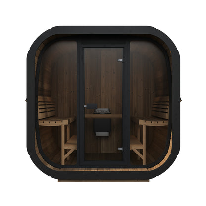 SaunaLife CL7G Cube Series 6-Person Outdoor Sauna Kit, product view 2
