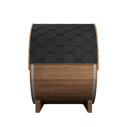 SaunaLife E6 Ergo Series 3-Person Outdoor Barrel Sauna Kit, product view 3