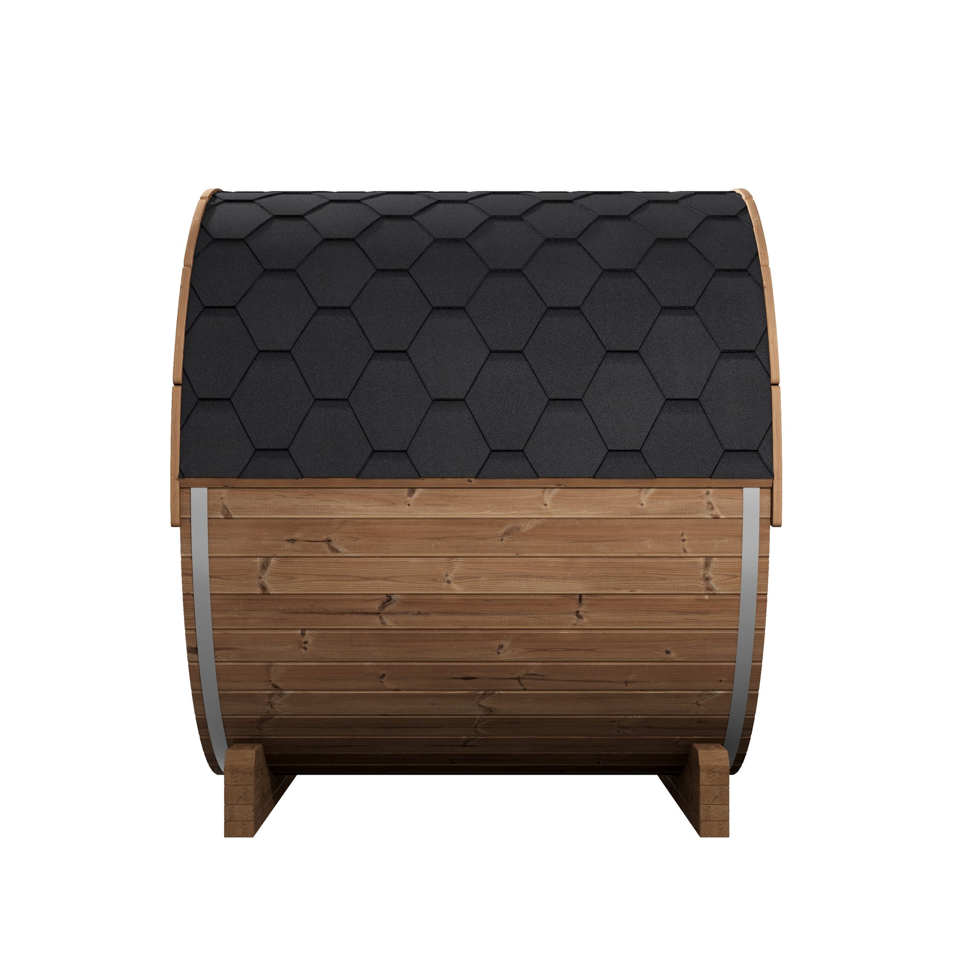 SaunaLife E7 Ergo Series 4-Person Outdoor Barrel Sauna Kit, product view 3