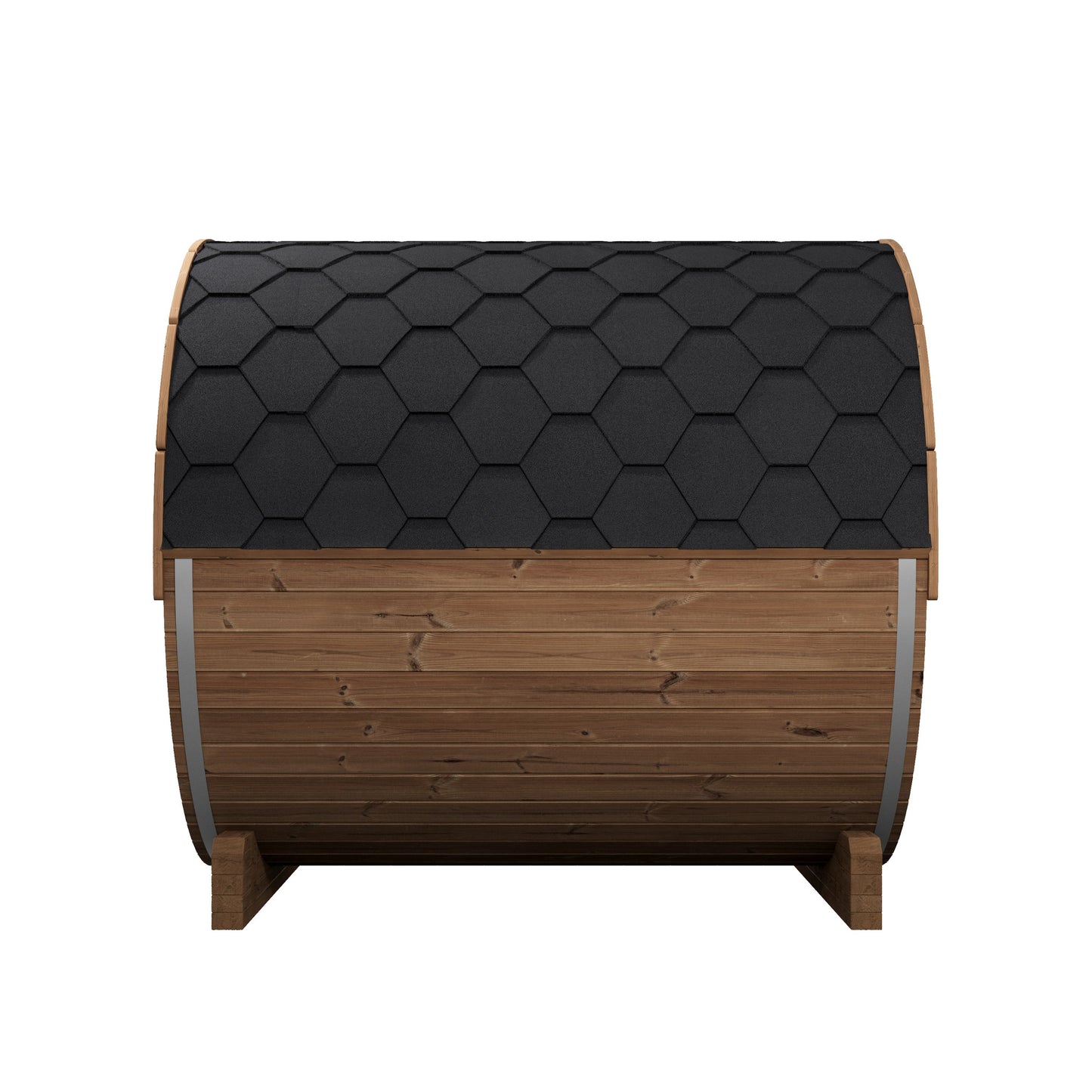 SaunaLife E8 Ergo Series 6-Person Outdoor Barrel Sauna Kit, product view 3