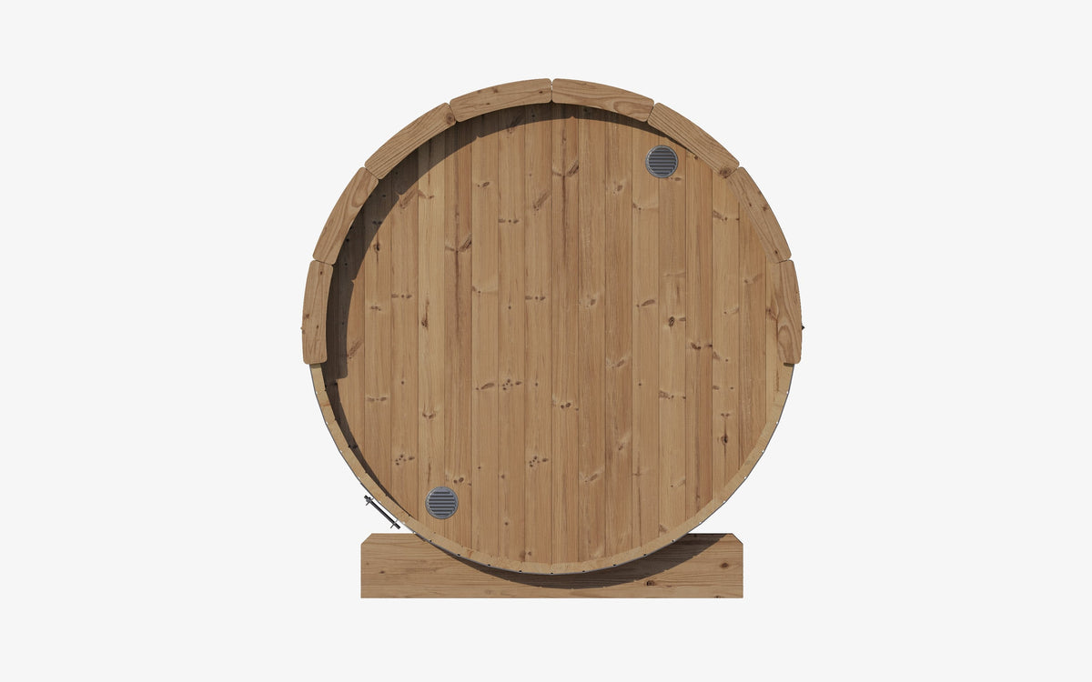 SaunaLife E8 Ergo Series 6-Person Outdoor Barrel Sauna Kit, product view 7