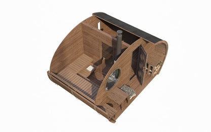 SaunaLife G11 Garden Series 8-Person Outdoor Sauna Kit, product view 6