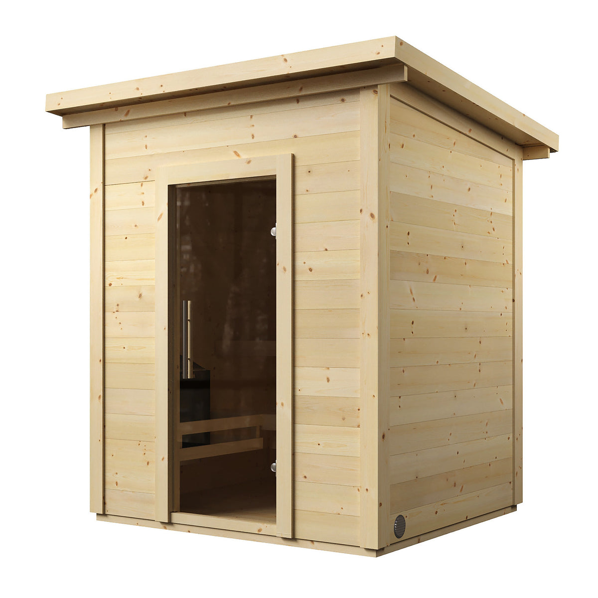 SaunaLife G2 Garden Series 4-Person Outdoor Sauna Kit