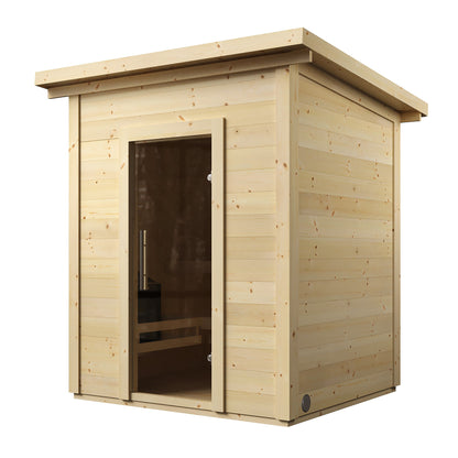 SaunaLife G2 Garden Series 4-Person Outdoor Sauna Kit