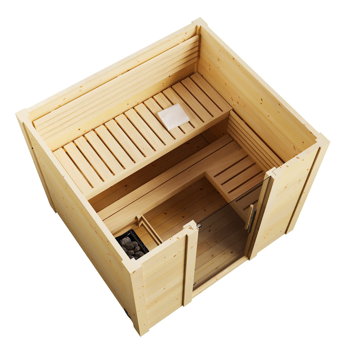 SaunaLife G2 Garden Series 4-Person Outdoor Sauna Kit, product view 2