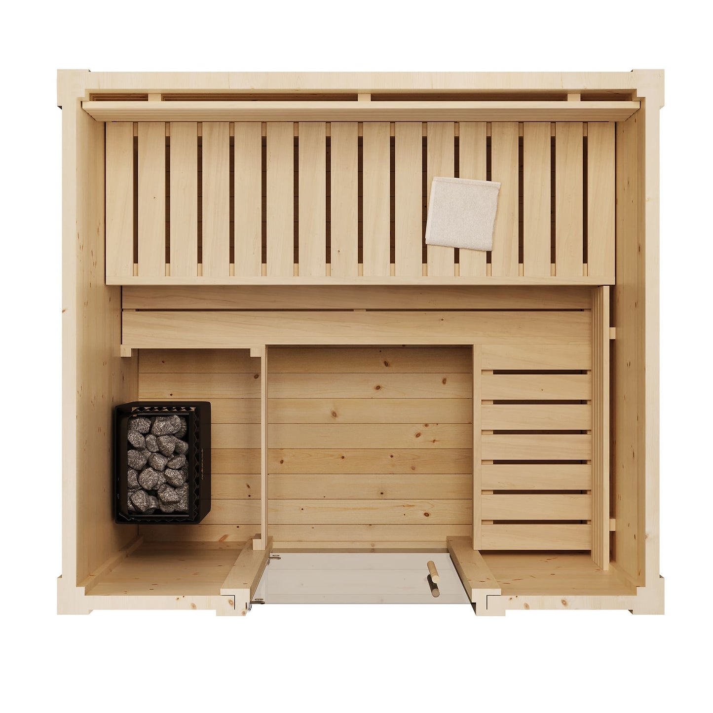 SaunaLife G2 Garden Series 4-Person Outdoor Sauna Kit, product view 3