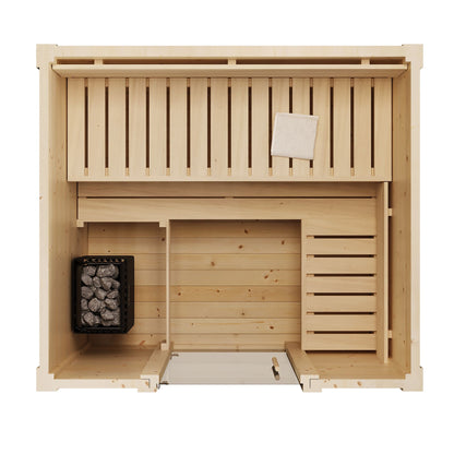 SaunaLife G2 Garden Series 4-Person Outdoor Sauna Kit, product view 3