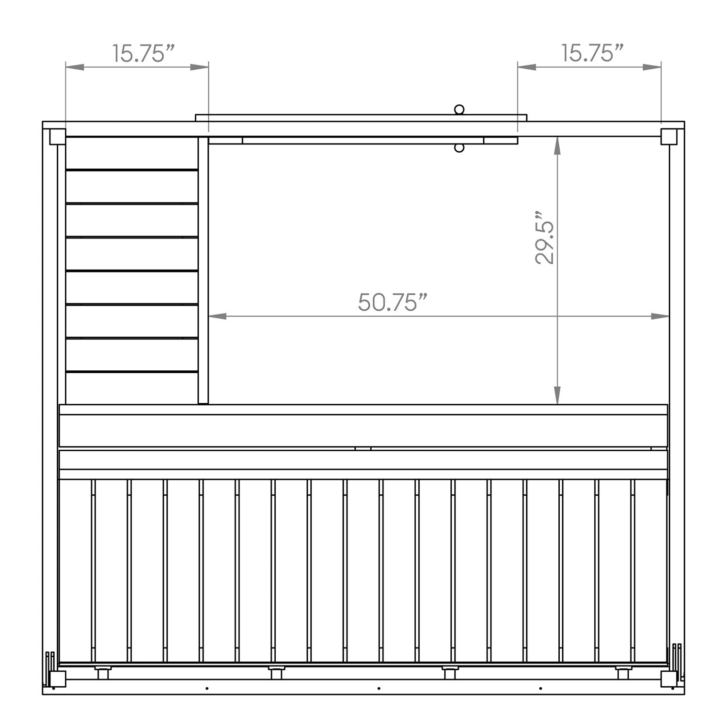 SaunaLife G2 Garden Series 4-Person Outdoor Sauna Kit, product view 4
