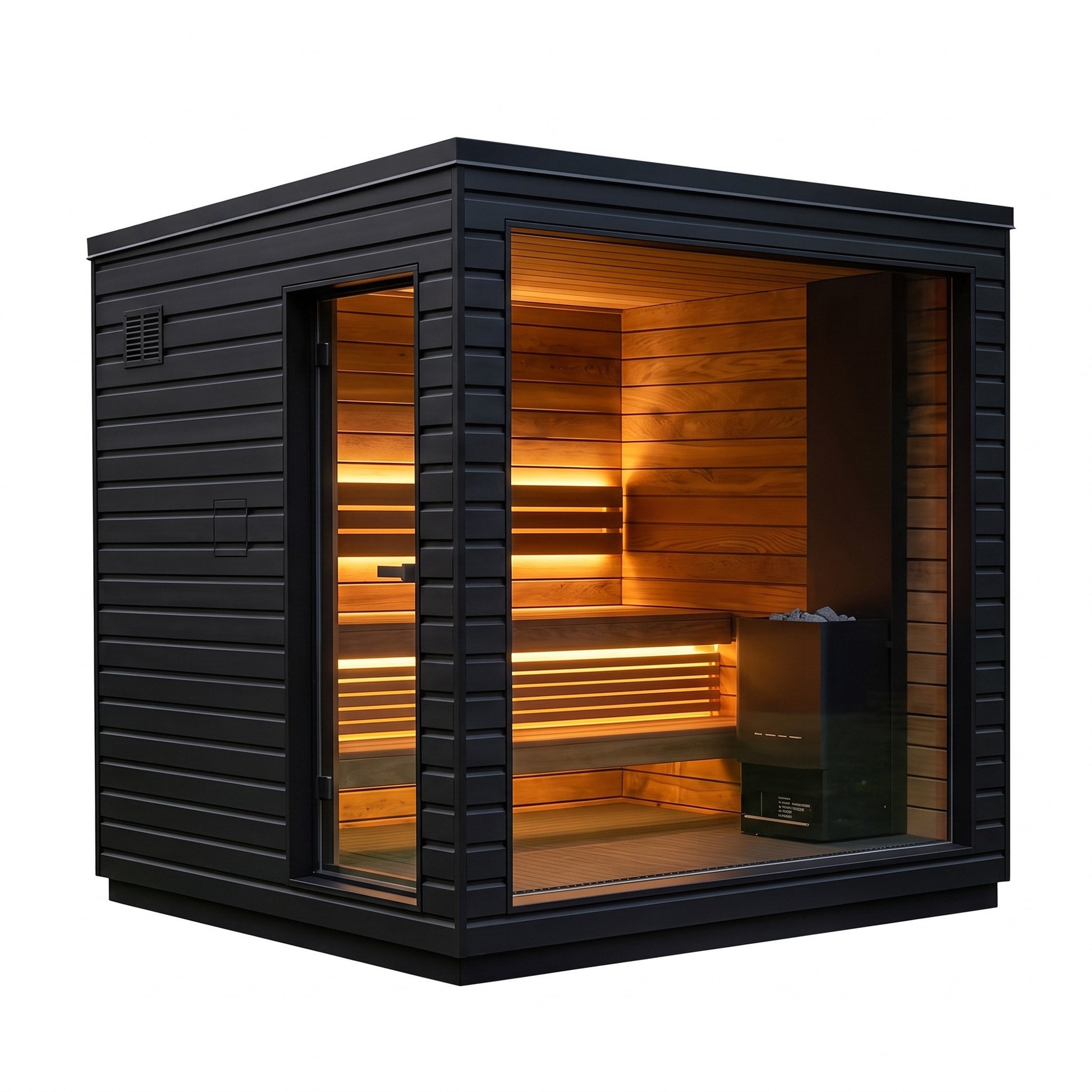 SaunaLife G6 Garden Series 5-Person Pre-Assembled Outdoor Sauna