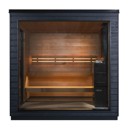 SaunaLife G6 Garden Series 5-Person Pre-Assembled Outdoor Sauna, product view 2