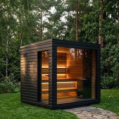 SaunaLife G6 Garden Series 5-Person Pre-Assembled Outdoor Sauna