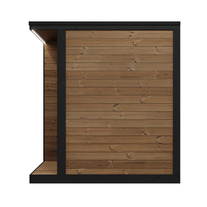 SaunaLife GL4 Garden Luxury 4-Person Outdoor Sauna Kit, product view 2