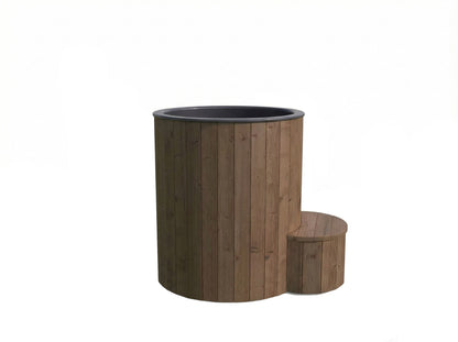 SaunaLife S1N Soak Series 1-Person Cold Plunge Tub, Natural