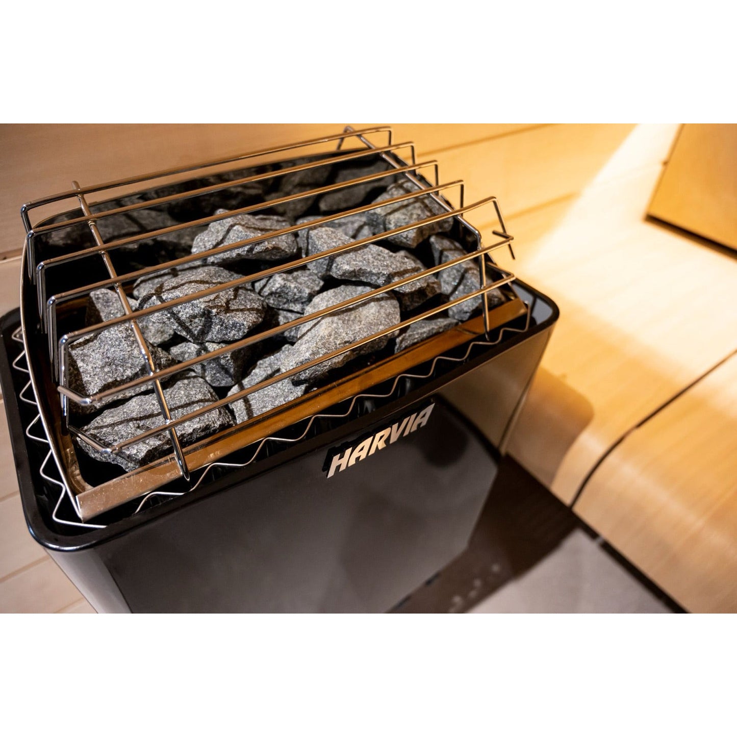 Harvia KIP60W 6kW Electric Sauna Heater | Graphite Black, 240V 1-Phase