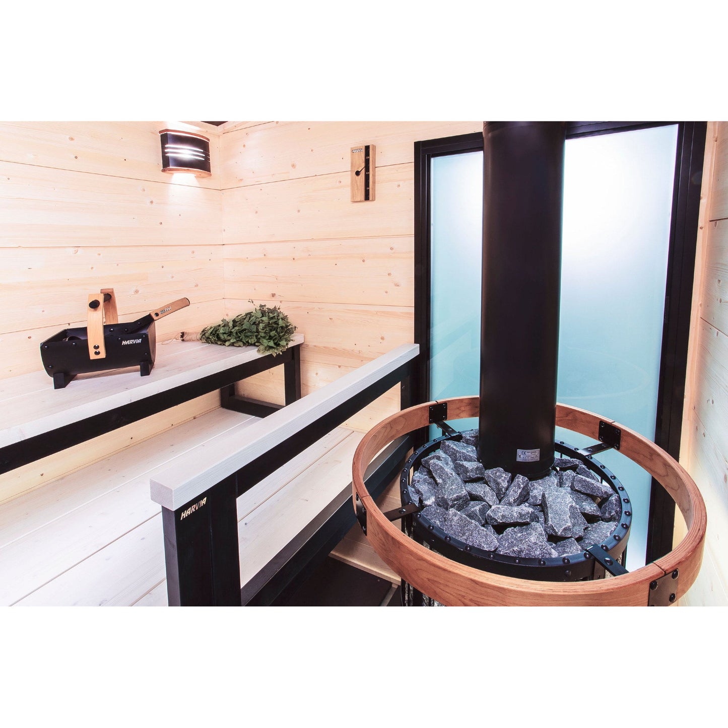Harvia Legend 240 Duo wood-burning sauna stove