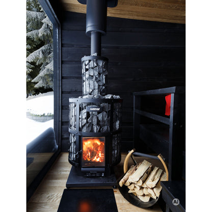 Harvia Legend 240 GreenFlame wood-burning sauna stove
