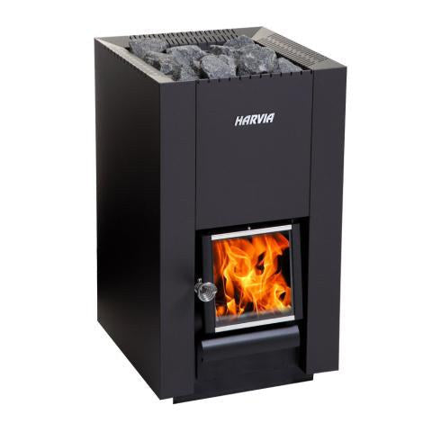 Harvia Linear 16 wood-burning sauna stove