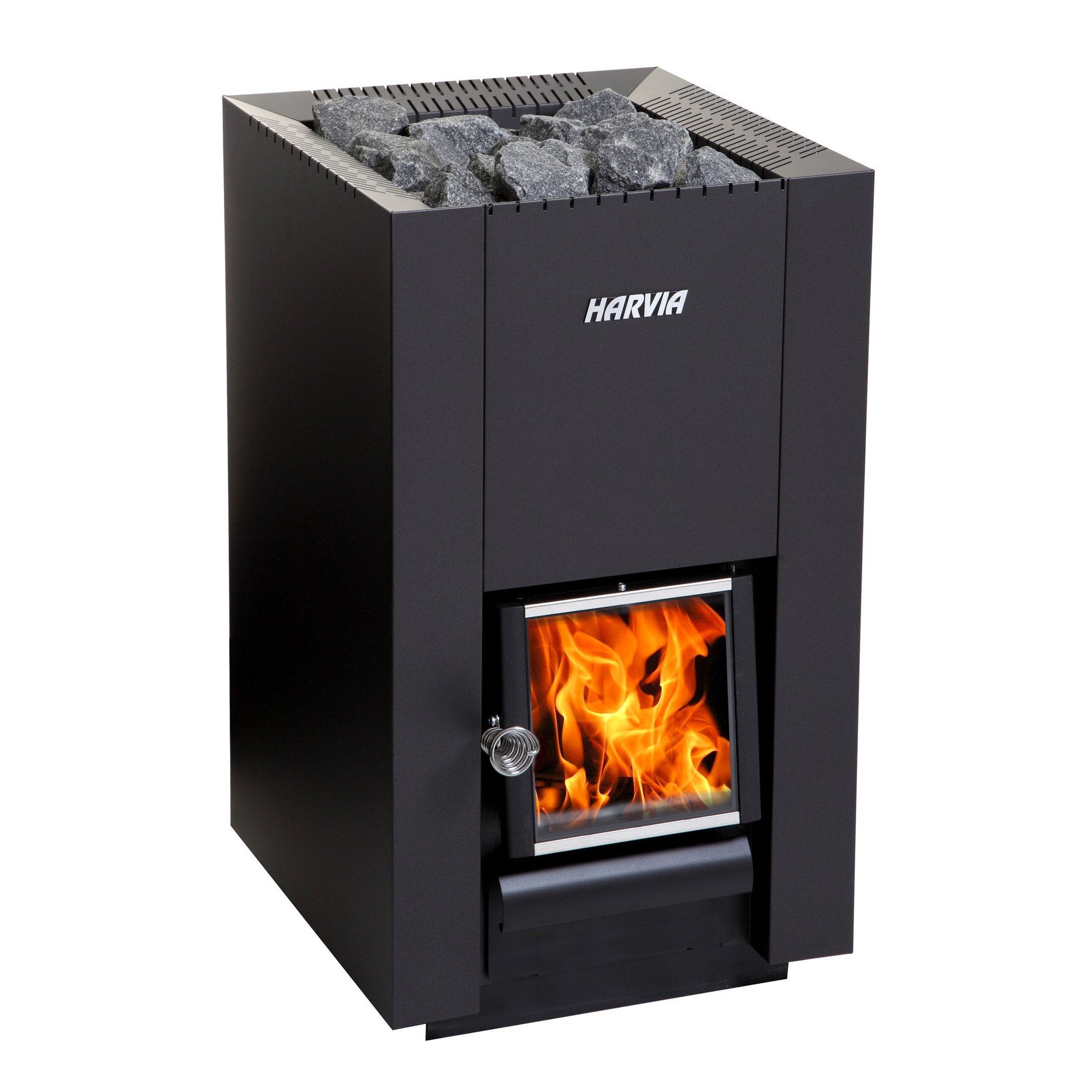 Harvia Linear 18 Compact wood-burning sauna stove with double-shell construction