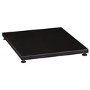 Harvia WL110 large black protective bedding floor plate for a wood-burning sauna stove