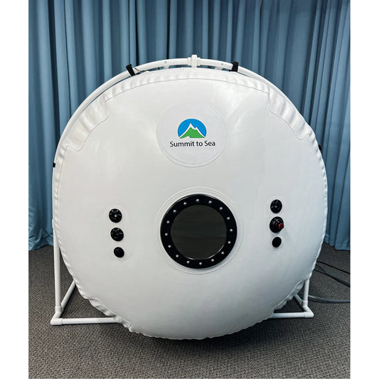 Summit to Sea Grand Dive Pro Plus 6.5 ft hyperbaric chamber - front view