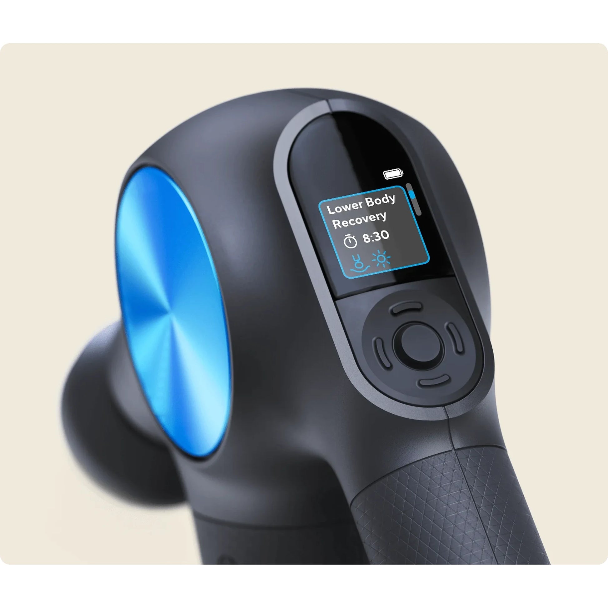 Product with attachments view of the Theragun Pro Plus G6 (TG0003970-1A10) – percussion massager