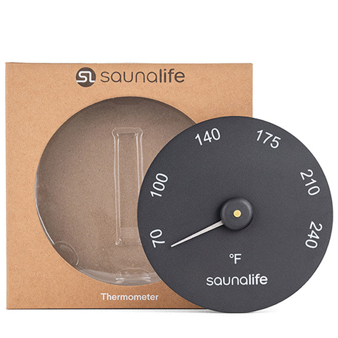 SaunaLife Designer Sauna Thermometer and Hygrometer, view 2