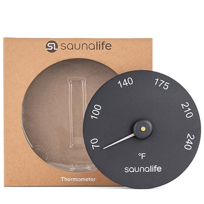 SaunaLife Designer Sauna Thermometer and Hygrometer, view 2