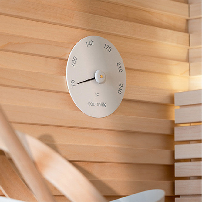 SaunaLife Designer Sauna Thermometer and Hygrometer, view 6