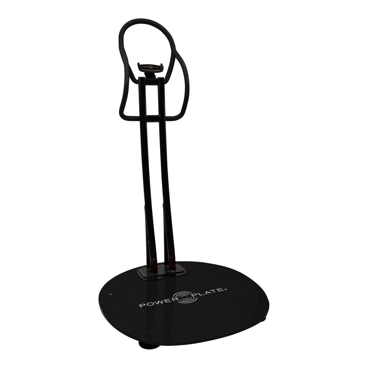 Power Plate MOVE Stability Bar and Power Shield kit showing the looped handlebar and mobile device holder