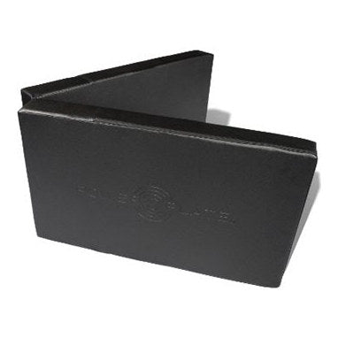 Personal Power Plate Folding Cushion folded, embossed Power Plate logo on the panel