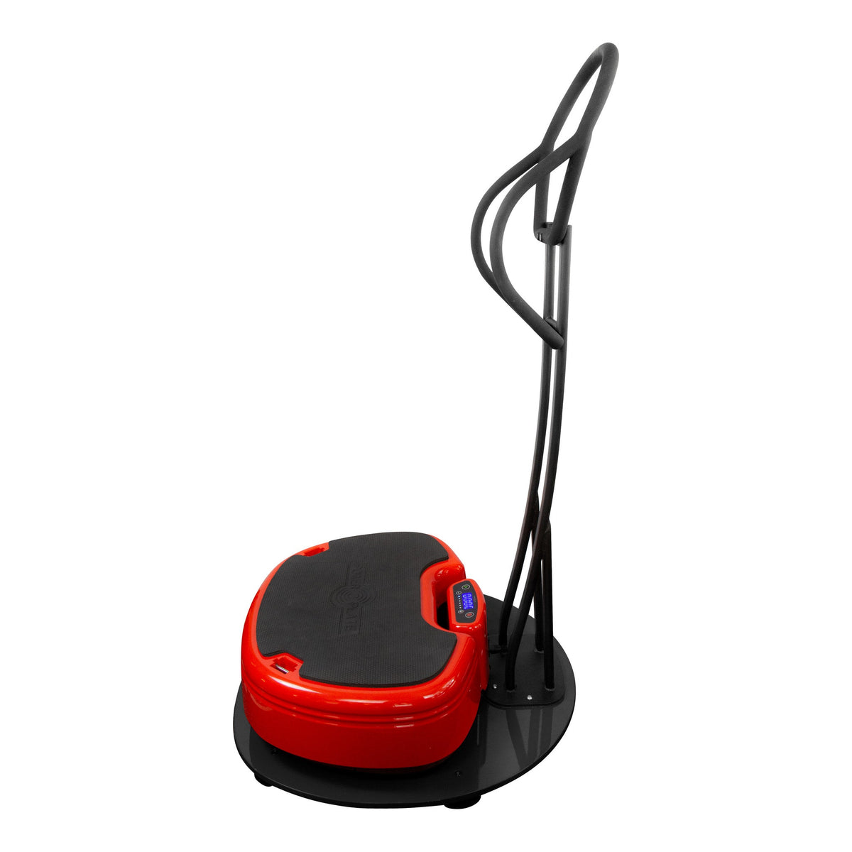 Power Plate MOVE Stability Bar and Power Shield seen from the side with a red MOVE in place