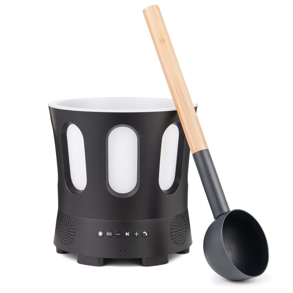 SaunaLife ZONE Bluetooth Sauna Bucket with Speaker and Lighting, view 5