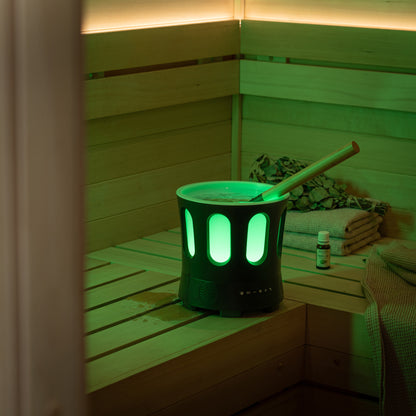 SaunaLife ZONE Bluetooth Sauna Bucket with Speaker and Lighting, view 6