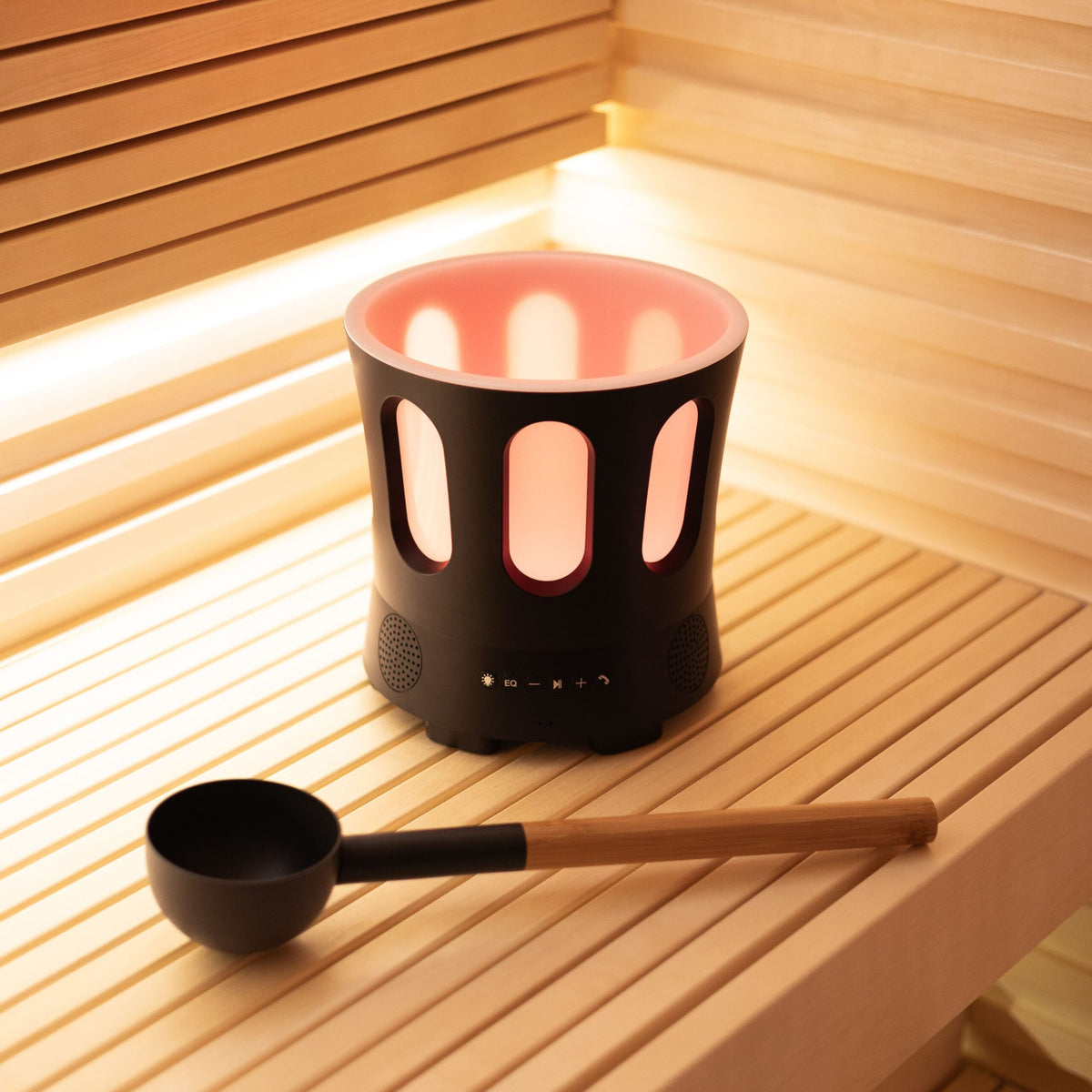 SaunaLife ZONE Bluetooth Sauna Bucket with Speaker and Lighting, view 7