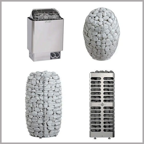 Electric sauna heaters