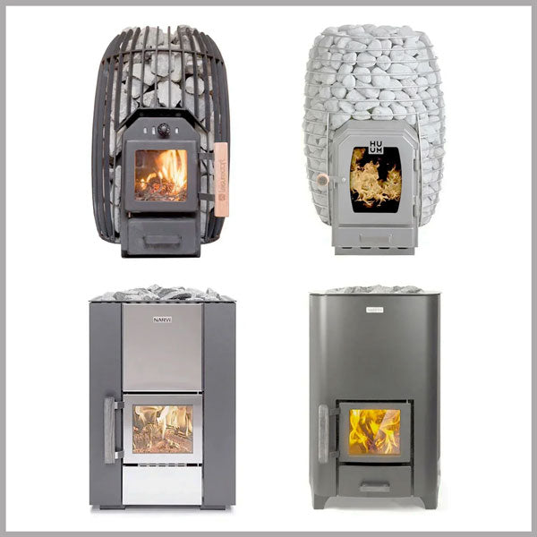 Wood-burning sauna stoves